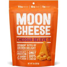 Vitamin D Snacks Moon Cheese Cheddar Believe It 56.6g 1pack