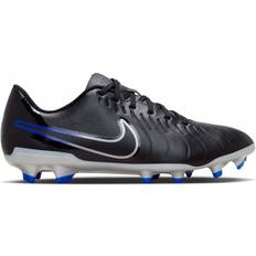 Nike 8.5 - Artificial Grass (AG) Football Shoes Nike Tiempo Legend 10 Club M - Black/Hyper Royal/Chrome