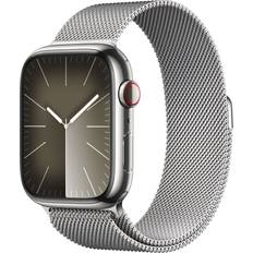 Apple Watch Series 9 Smartwatches Apple Watch Series 9 Cellular 45mm Stainless Steel Case with Milanese Loop