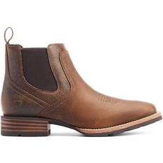 Men - Slip-On Ankle Boots Ariat Hybrid Low Boy - Brown