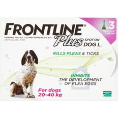 Frontline Dogs Pets Frontline Plus Spot on Flea Treatment Large Dog 3 pipettes