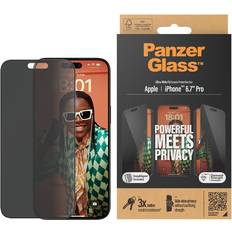 PanzerGlass Ultra-Wide Fit Privacy Screen Protector for iPhone 15 Pro Max