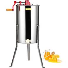 Adjustable Speed Juice Extractors Vevor Manual Honey Extractor, 3 Honey Spinner Extractor, Honeycomb Drum