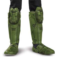 Halloween Shoes Disguise Boys halo master chief armor boot covers child halloween costume accessory