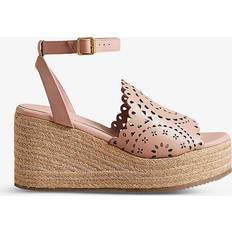 Ted Baker Women Slippers & Sandals Ted Baker pinky womens dusty pink wedge sandals