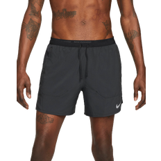 Men - Running Shorts Nike Men's Dri-Fit Stride 5" Brief-Lined Running Shorts - Black