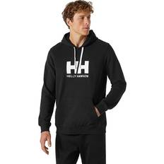 Jumpers Helly Hansen Men's HH Logo Soft Cotton Hoodie Black