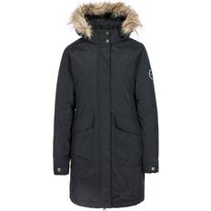 Polyamide Coats Trespass Women's Bettany DLX Down Parka Jacket - Black