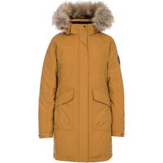 Polyamide Coats Trespass Women's Bettany DLX Down Parka Jacket - Sandstone