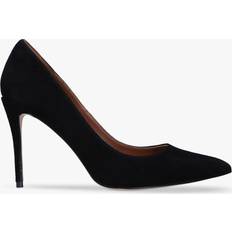36 ½ Heeled Sandals Kurt Geiger London Belgravia Suede Court Shoes, Black