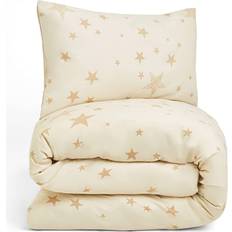 Beige Fabrics Dreamscene Stars Duvet Cover with Pillowcase Bedding Set 47.2x59.1"