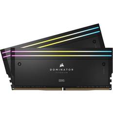 DDR5 RAM Memory Corsair Dominator Titanium RGB Black DDR5 7200MHz 2x24GB (CMP48GX5M2X7200C36)