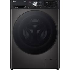 Black - Front Loaded Washing Machines LG F4Y711BBTA1 11kg Autodosing Smart