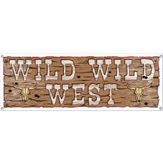 Beistle Wild West Sign Banner Each Party Supplies