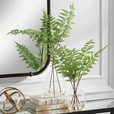 Green Wall Mirrors Uttermost Country Set of 2 Ferns Wall Mirror