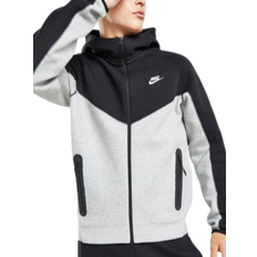 Men - S Tops Nike Tech Fleece Full Zip Hoodie - Grey