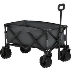 Utility Wagons OutSunny Outdoor Pull Cart Folding Cargo Wagon