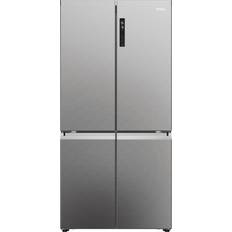 Haier Freestanding Fridge Freezers - Grey - NoFrost Haier Cube 90 5 Total Grey, Stainless Steel, Silver