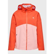 Orange - Women Jackets Dare2B Trail Full Zip Rain Jacket Orange Woman