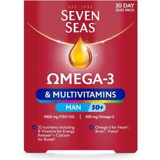 Fatty Acids Seven Seas Omega-3 Multivitamins Man 50 plus Day Duo