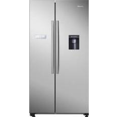 Freestanding Fridge Freezers on sale Hisense RS741N4WCE Non-Plumbed Total Silver