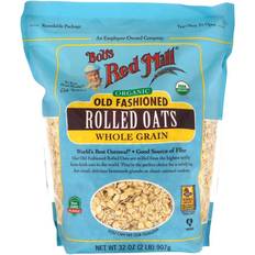Vitamin D Cereal, Porridge & Oats Bob's Red Mill Organic Old Fashioned Rolled Oats 907g 1pack