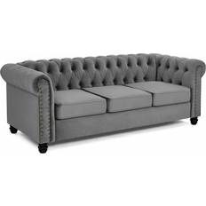 Polyester Sofas GRS Suite Stud Design Sofa 208cm 2 Seater, 3 Seater