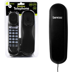 Benross Slimline Corded Telephone Black