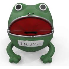 Grey Interior Decorating Gama-chan Replica Frog Coin Bank Gray/Green/Red
