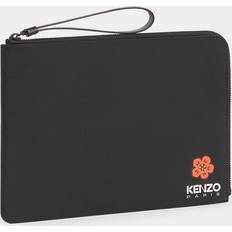 Black - Leather Computer Bags Kenzo Briefcase Men colour Black