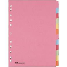 Office Depot Binders & Folders Office Depot Manilla punched Dividers A4