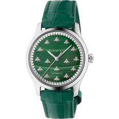 Gucci Women Wrist Watches Gucci G-Timeless Ladies' Green Leather