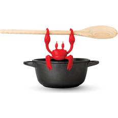 Ototo Red the Crab Silicone Rest Silicone Spoon Rest Utensil Holder