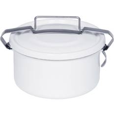 Enamel Kitchen Containers Riess Classic White Round Sealing 1.0 Kitchen Container