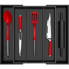 Royal Craft Wood Kitchen Organizer Utensil Holder Cutlery Tray