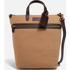 Polo Ralph Lauren Men's Medium Work Tote Bag Tan/Dark Brown