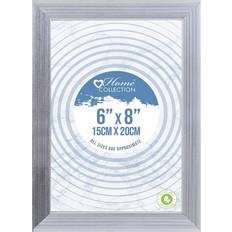 The Home Fusion Company 8" 6" Silver Modern Picture 6x4 5x7 8x6 10x8 A4 Photo Frame