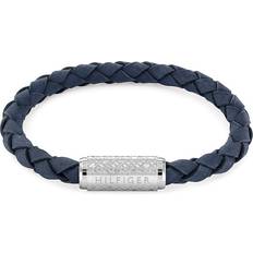 Blue - Men Bracelets Tommy Hilfiger Mens Navy Braided Bracelet