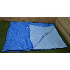 Kingfisher Double 2 Person Camping Sleeping Bag with Zip & Stuff Sack