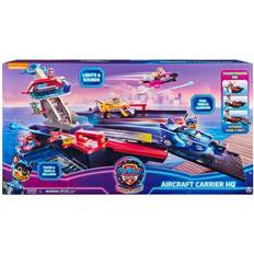 Paw Patrol Play Set Spin Master Paw Patrol the Mighty Movie Aircraft Carrier HQ