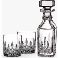 Hand Painted Whiskey Carafes Waterford Crystal Lismore Cut Whiskey Carafe 45.8cl 3pcs