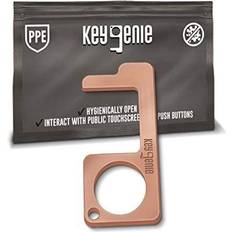Gold Keychains Genie Gold Two Pack Contact Hook Hygiene Keychain
