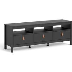Black TV Benches Furniture To Go Barcelona TV Bench 151x54.1cm