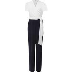 Outdoor Jackets - Women Clothing Phase Eight Eloise Wide Leg Jumpsuit - Navy/Ivory