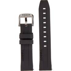 Tissot Watch Straps Tissot Silicone Black 18mm Black
