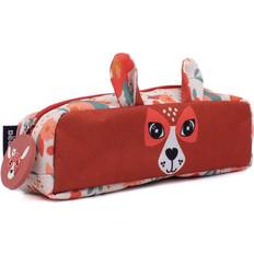 Green Pencil Case B&Q Melimelos the Deer 1-Zip Animal Face Pencil Cas Red