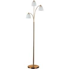 White Floor Lamps MiniSun Valuelights 3 Way Floor Lamp