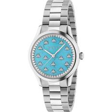 Gucci Women Wrist Watches Gucci G-Timeless Multibee 32mm Turquoise/Silver