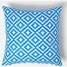 Homescapes Geometric Chair Cushions Blue (45x45cm)