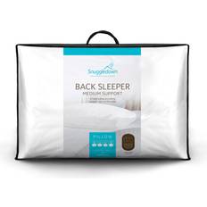 Down Pillows Snuggledown Single Back Sleeper Medium Support Down Pillow